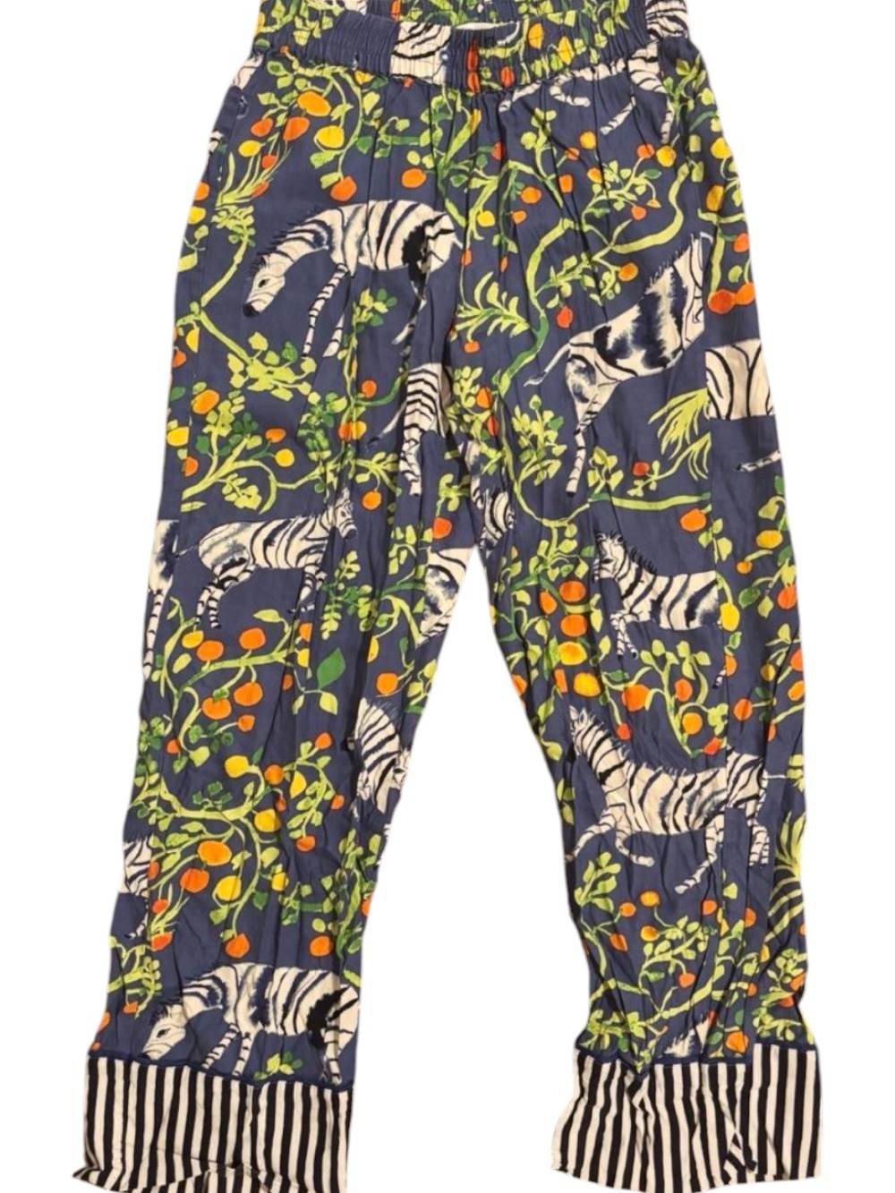 Olivia Wendel x Anthropologie Zebra Botanical Lounge Pajama Pants XXS